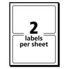 Avery Dennison Label, 3"X4", White, PK80 05453